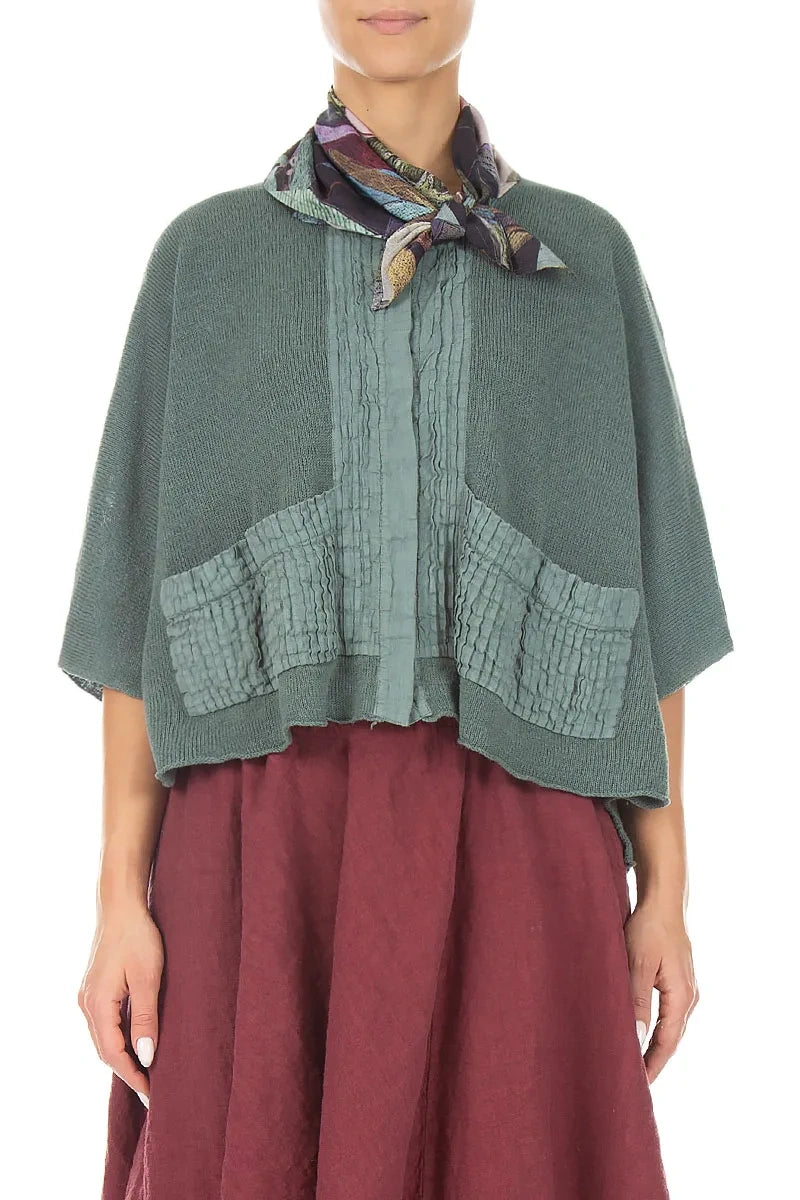 Art Mosaic Silk Bamboo Square Scarf 1