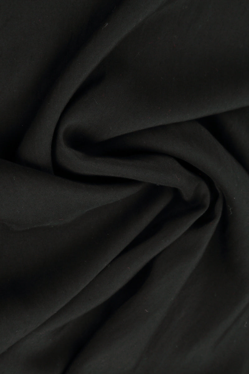 Asymmetric Black Cotton Dress 6