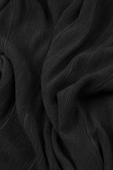 Asymmetric Black Silk Viscose Dress 5