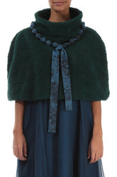 Azure Alabaster Silk Cotton Bead Necklace 1