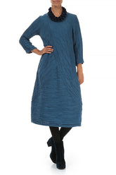 Azure Silk Velvet Bead Necklace 4