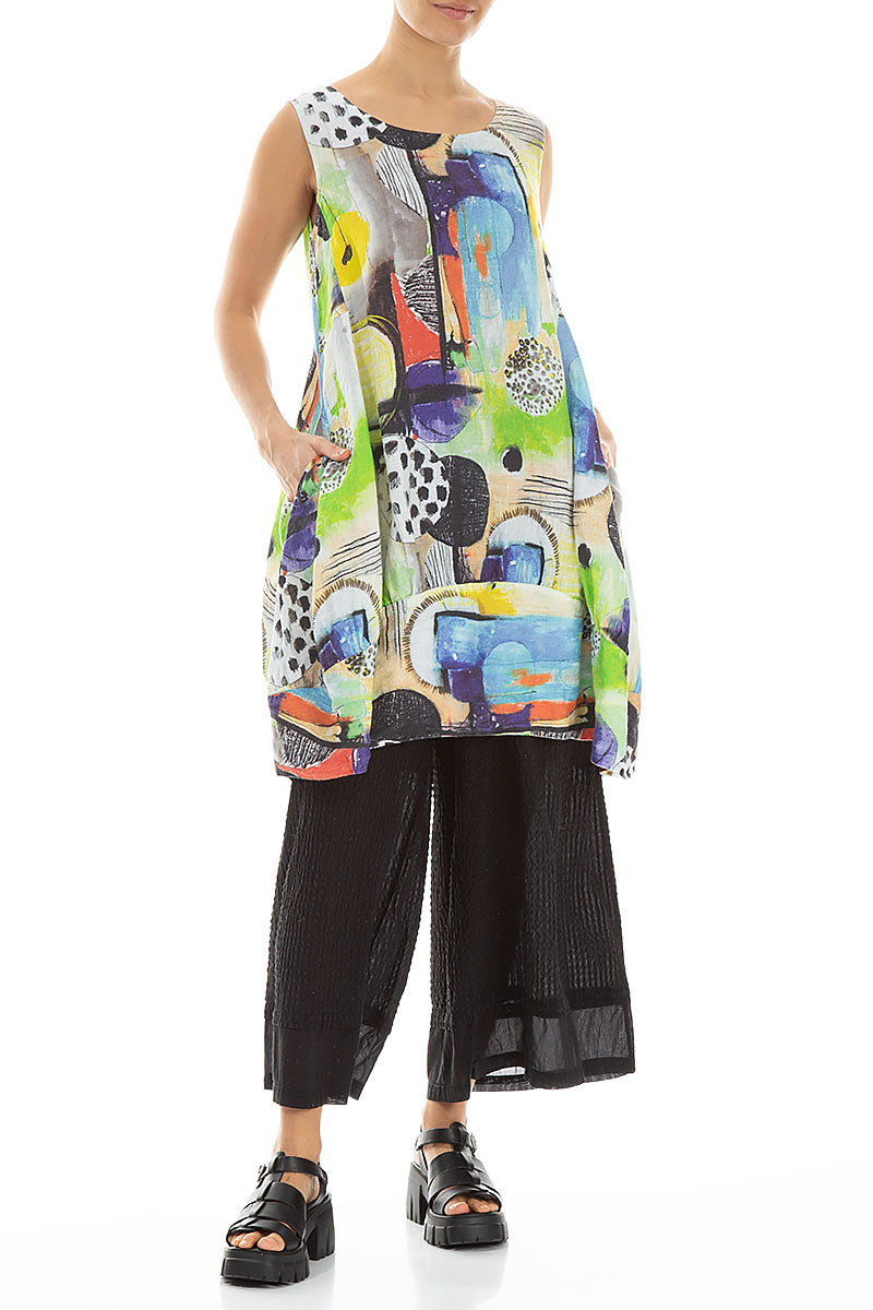 Balloon Artmaze Linen Tunic 4