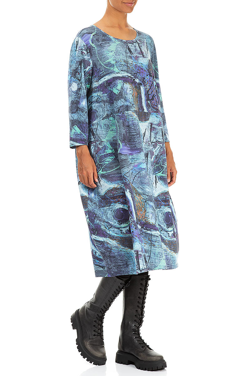 Balloon Blue Reverie Cotton Dress 3