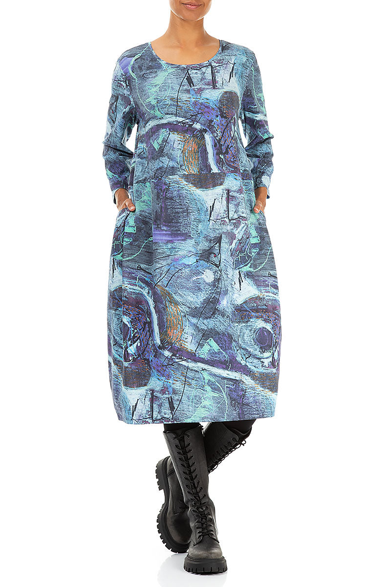 Balloon Blue Reverie Cotton Dress 5