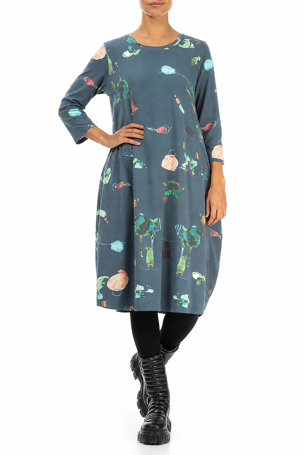 Balloon Fairy-Tale Cotton Dress