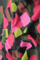 Balloon Paint Mosaic Cotton Dress 5