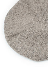 Light Brown Knitted Wool Beret 4