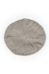 Light Brown Knitted Wool Beret 5