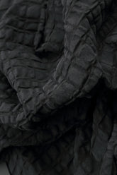 Black Checkered Linen Cotton Pinafore Dress 5