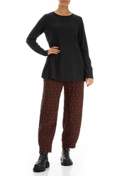 Black Soft Cotton Top 4