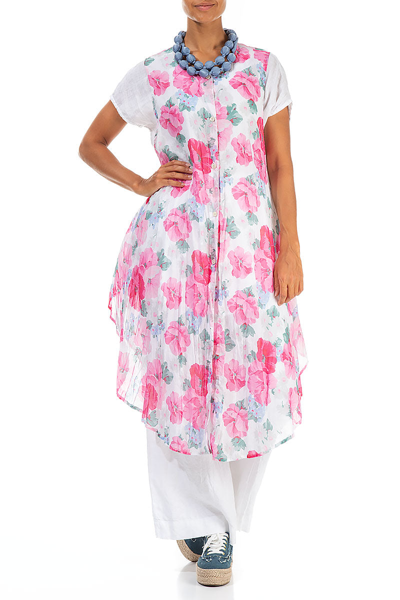 Blue Nova Silk Bead Necklace 2