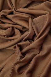 Boxy Aged Copper Silk Bamboo Blouse 5