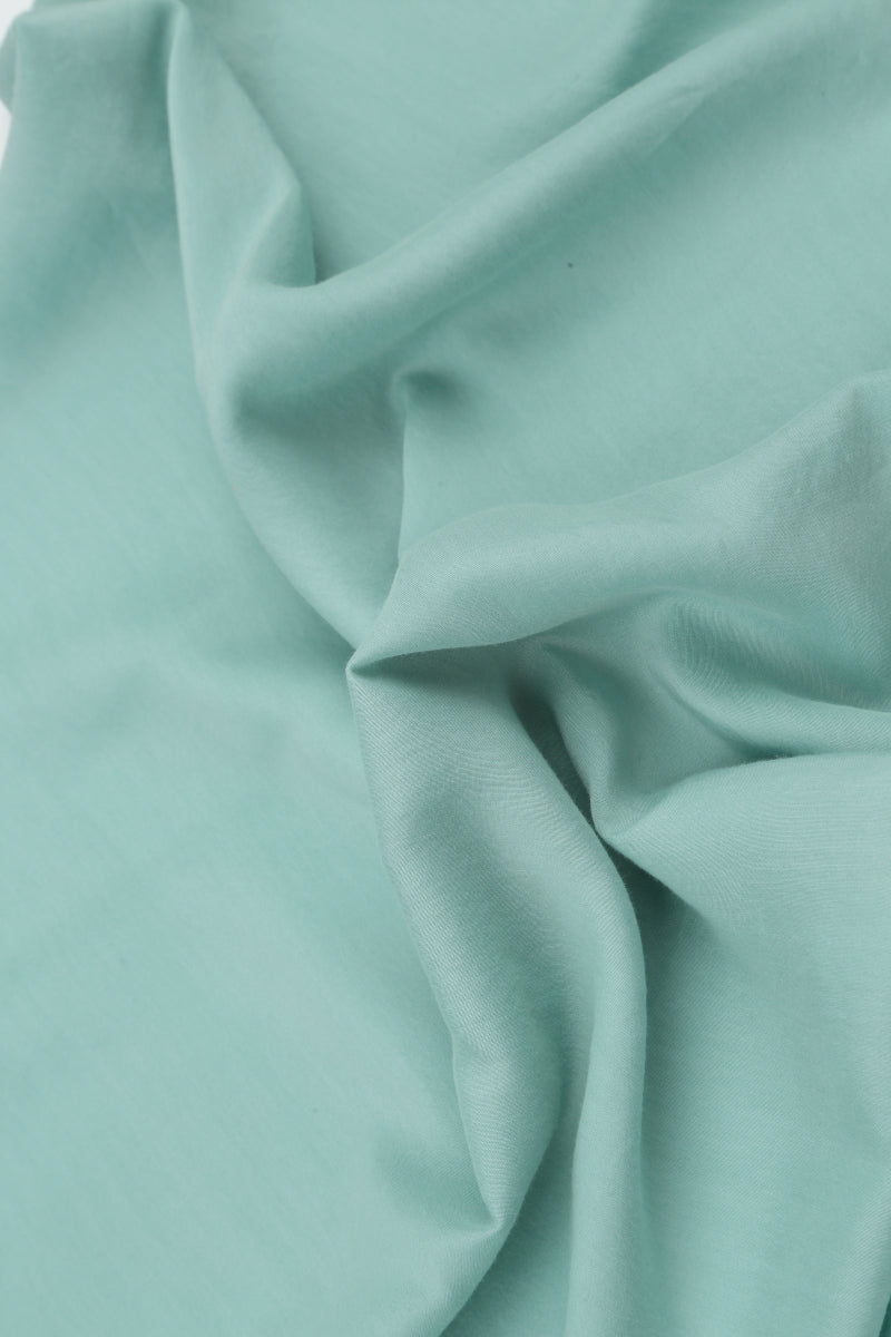 Buttoned Mint Pure Silk Jacket 5