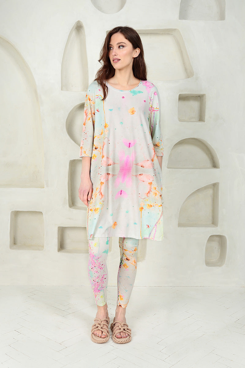 Artful Splash Cotton Tunic 6
