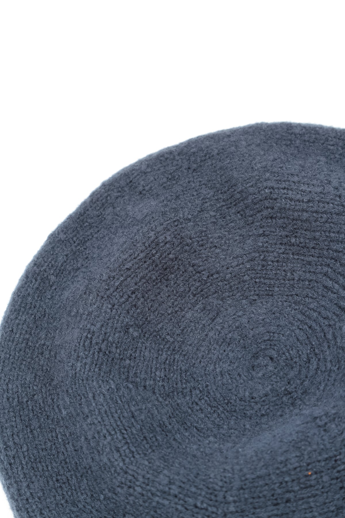 Dark Navy Knitted Wool Beret 5