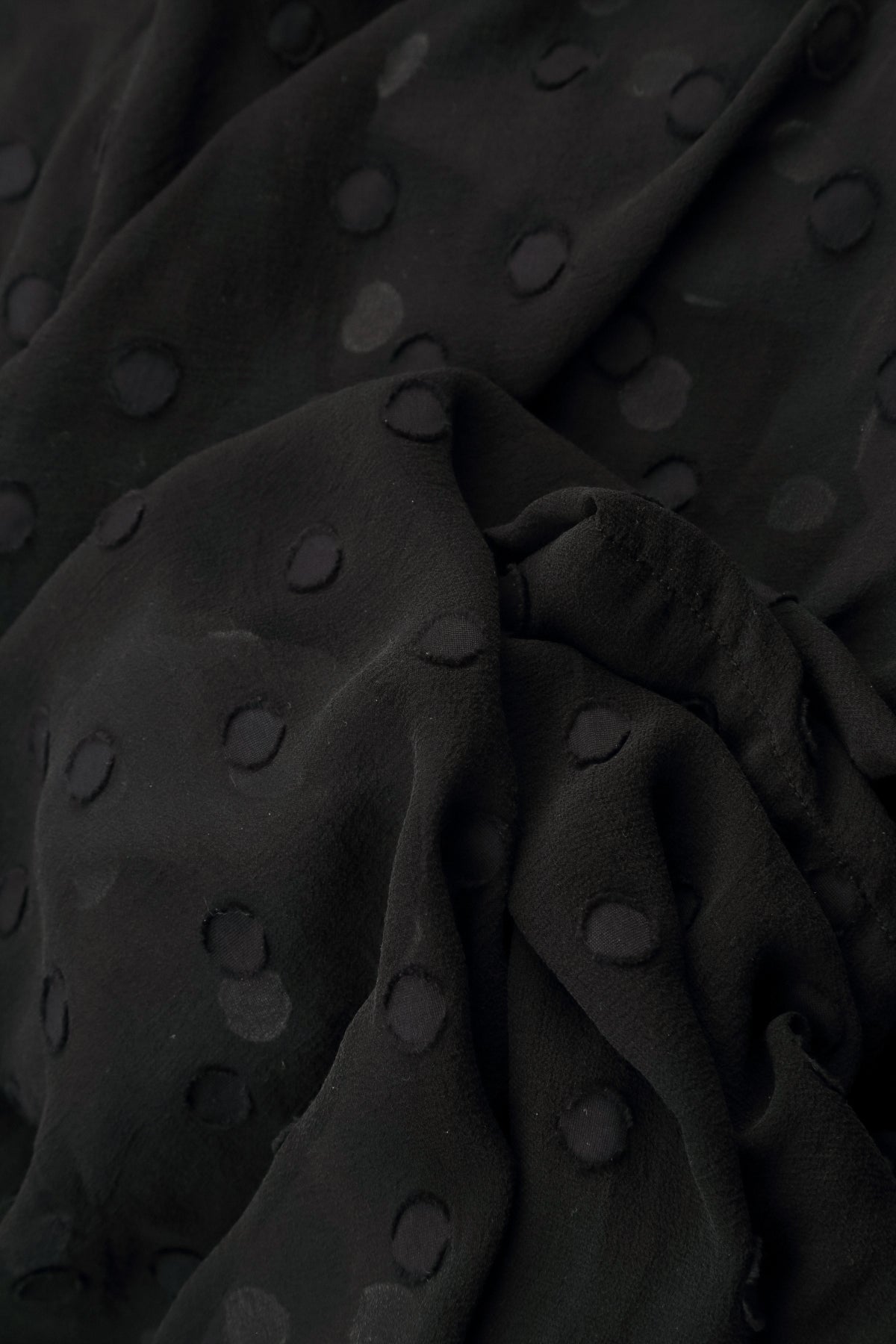 Dotty Open Black Silk Waterfall Jacket 5