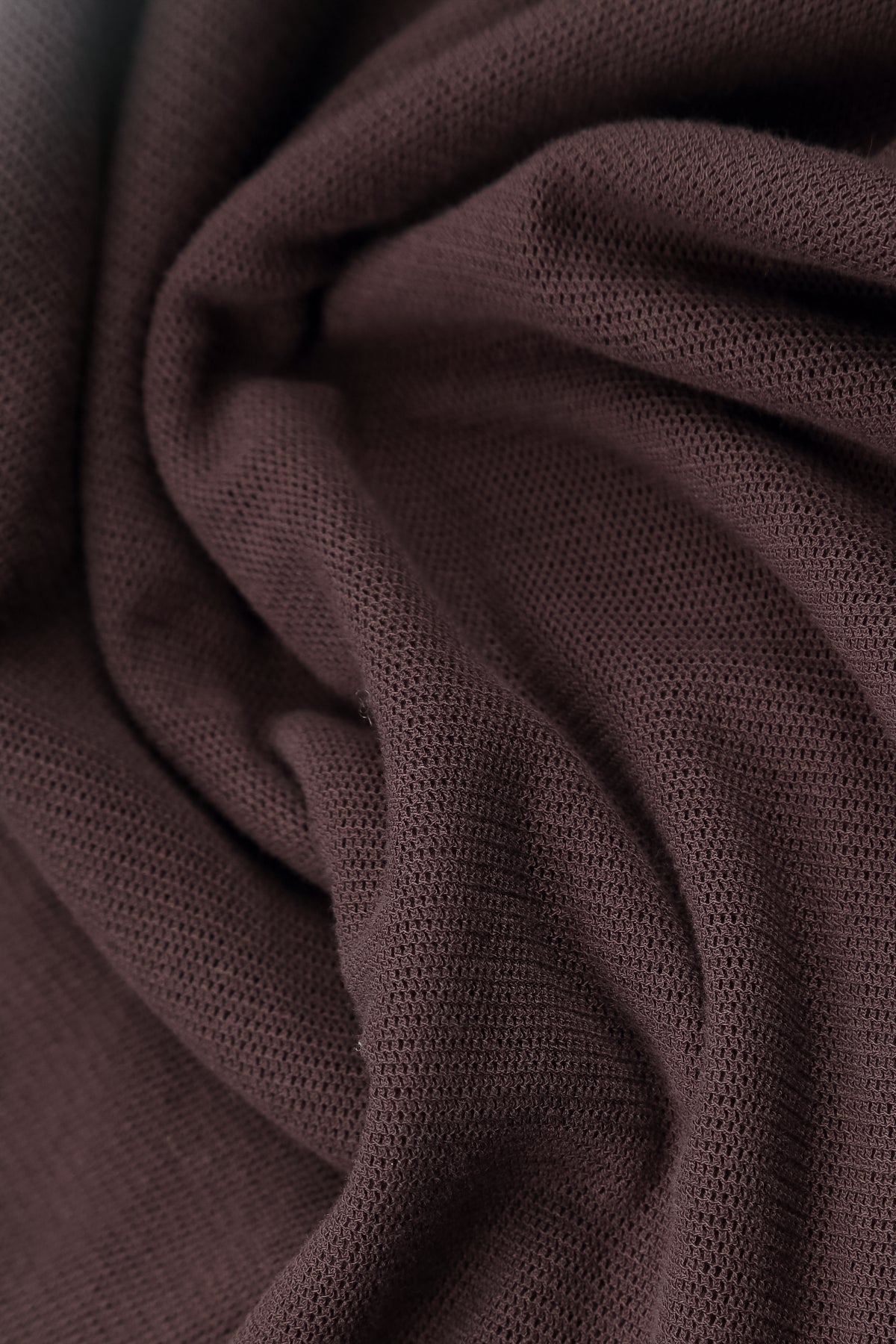 Double Layer Truffle Brown Mesh Soft Cotton Top