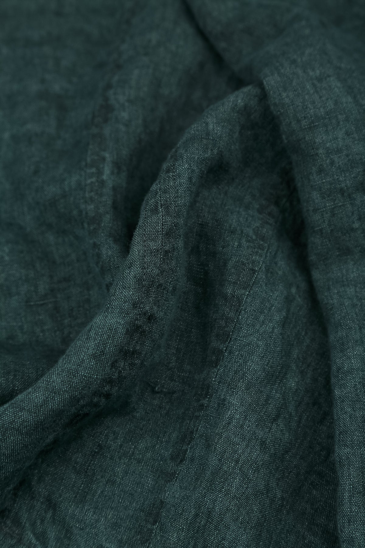 Chemise ample en lin bleu sarcelle