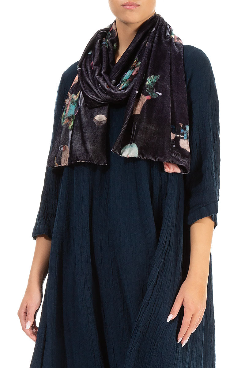 Fairy-Tale Silk Velvet Scarf 3