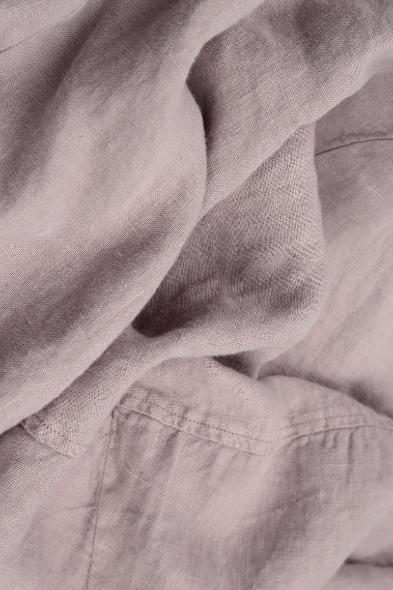 Flared Greige Lined Linen Jacket 6