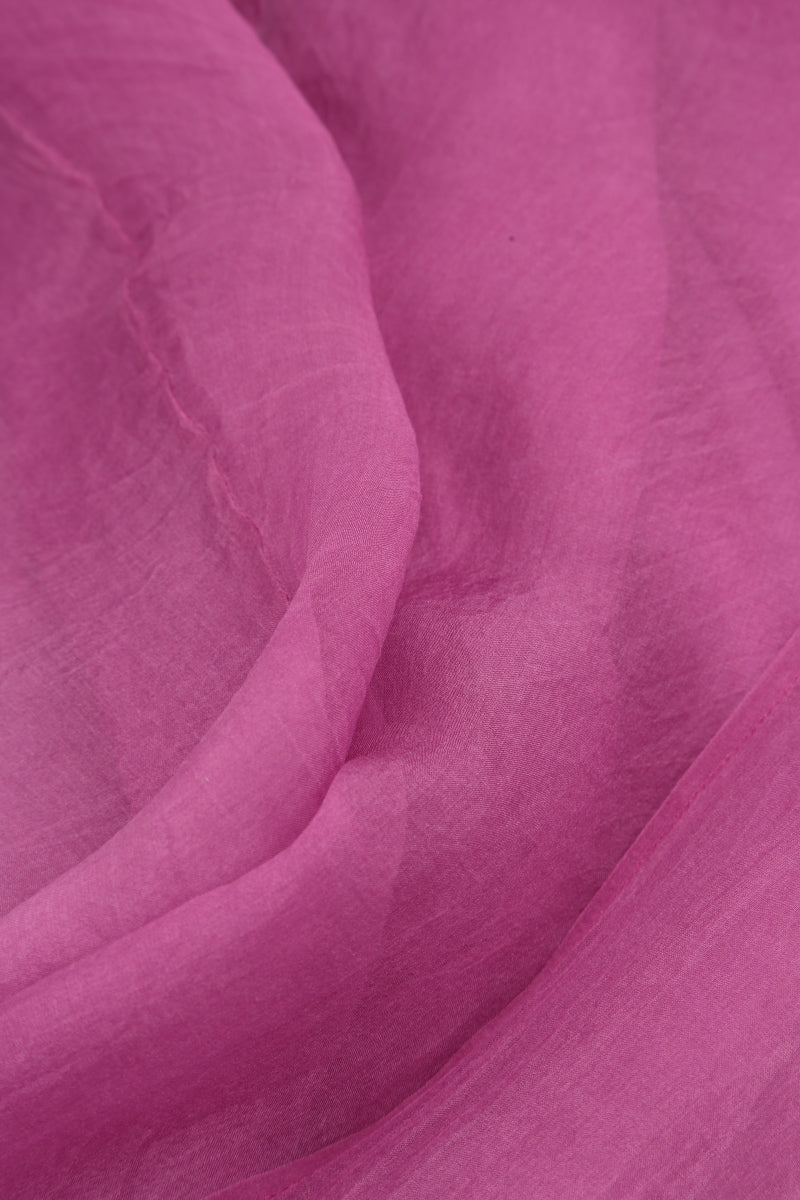 Flared Wild Berry Silk Chiffon Skirt 4