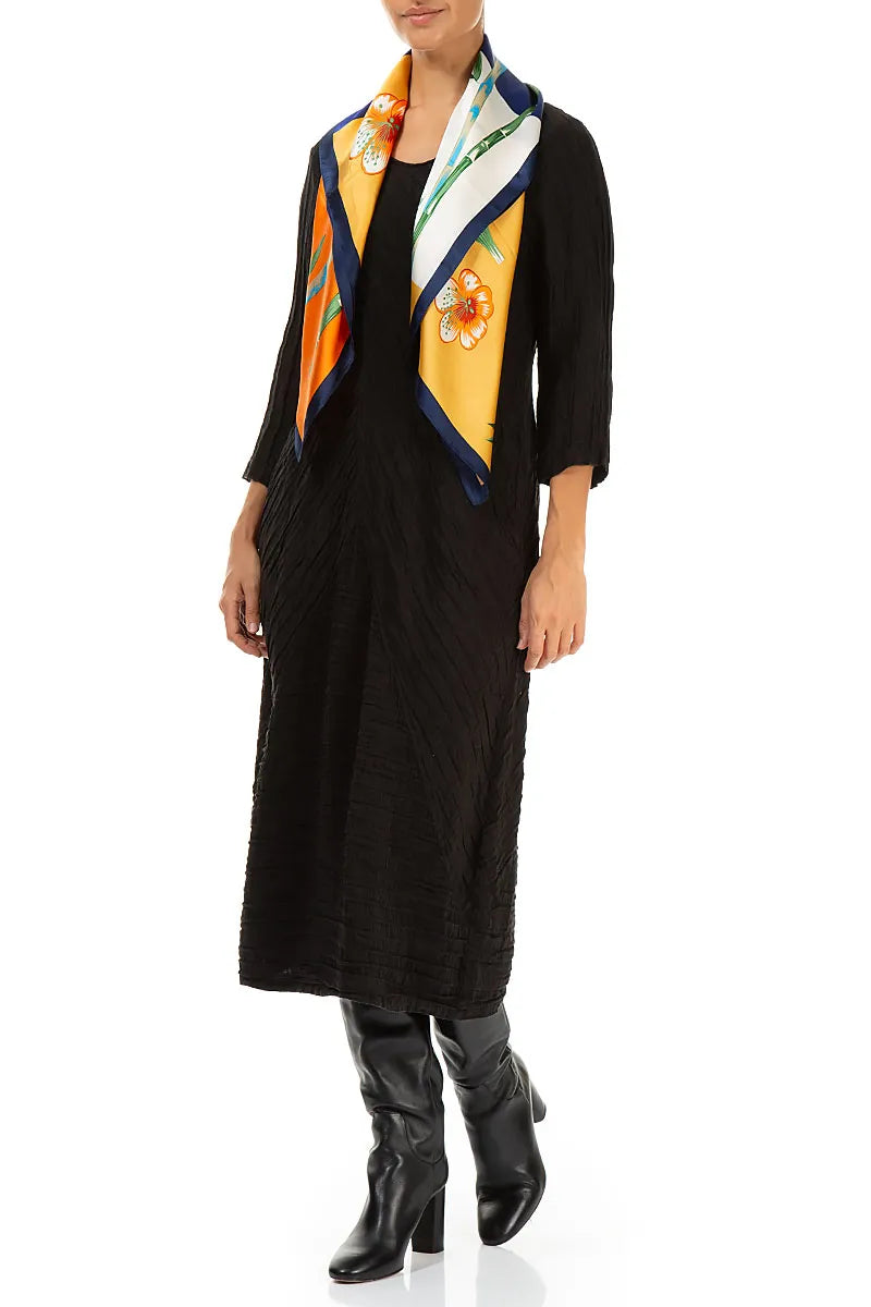 Flowers Blossom Silk Scarf