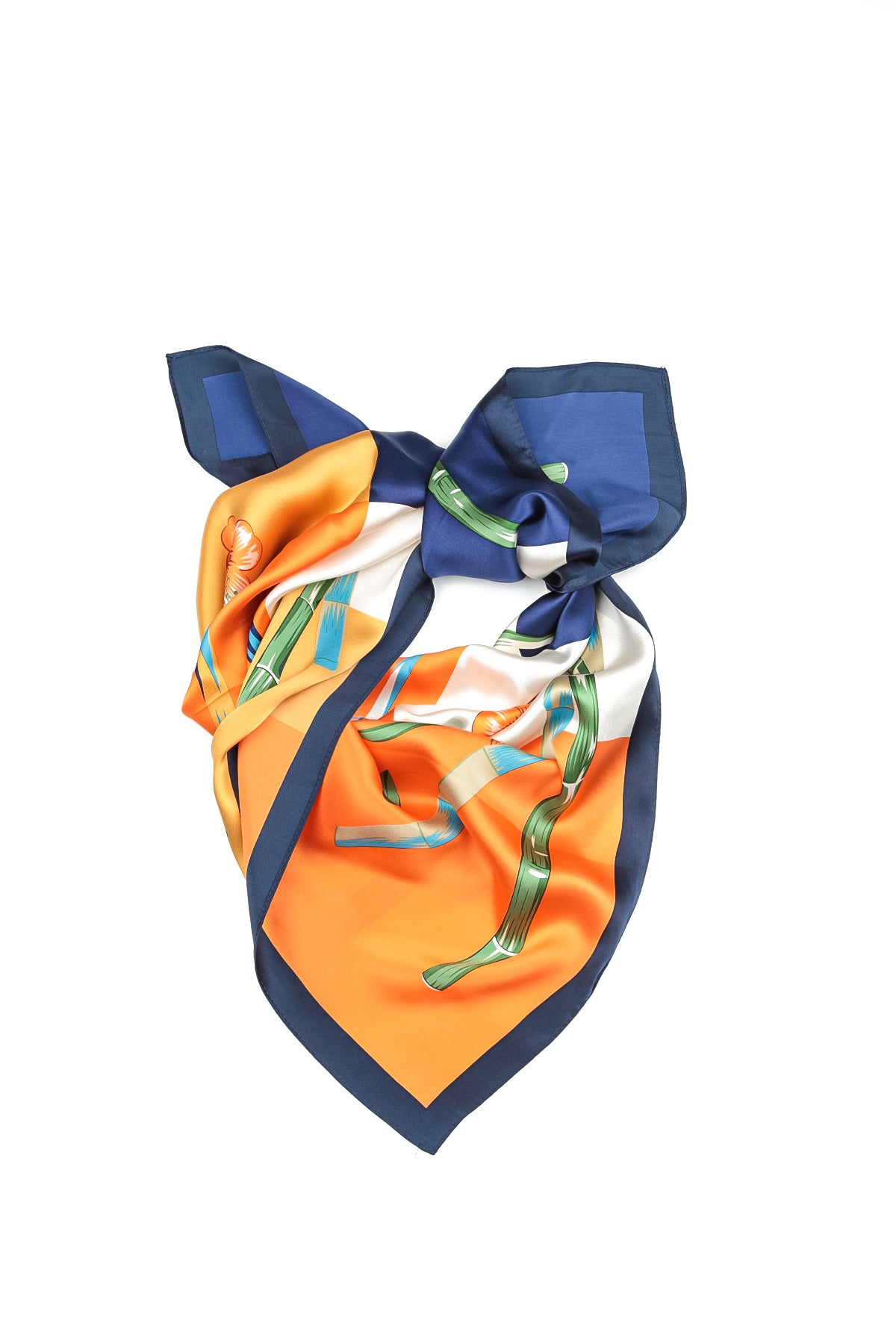 Flowers Blossom Silk Scarf