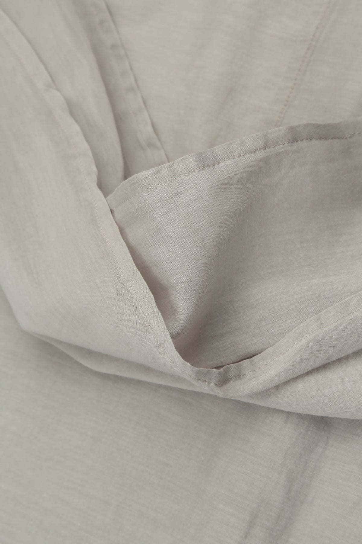 Frilly Flower Beige Silk Cotton Dress 6