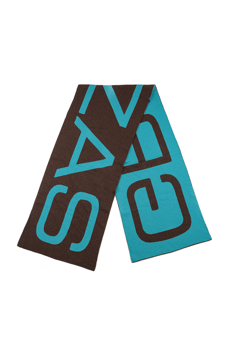GRIZAS Turquoise Soft Wool Scarf