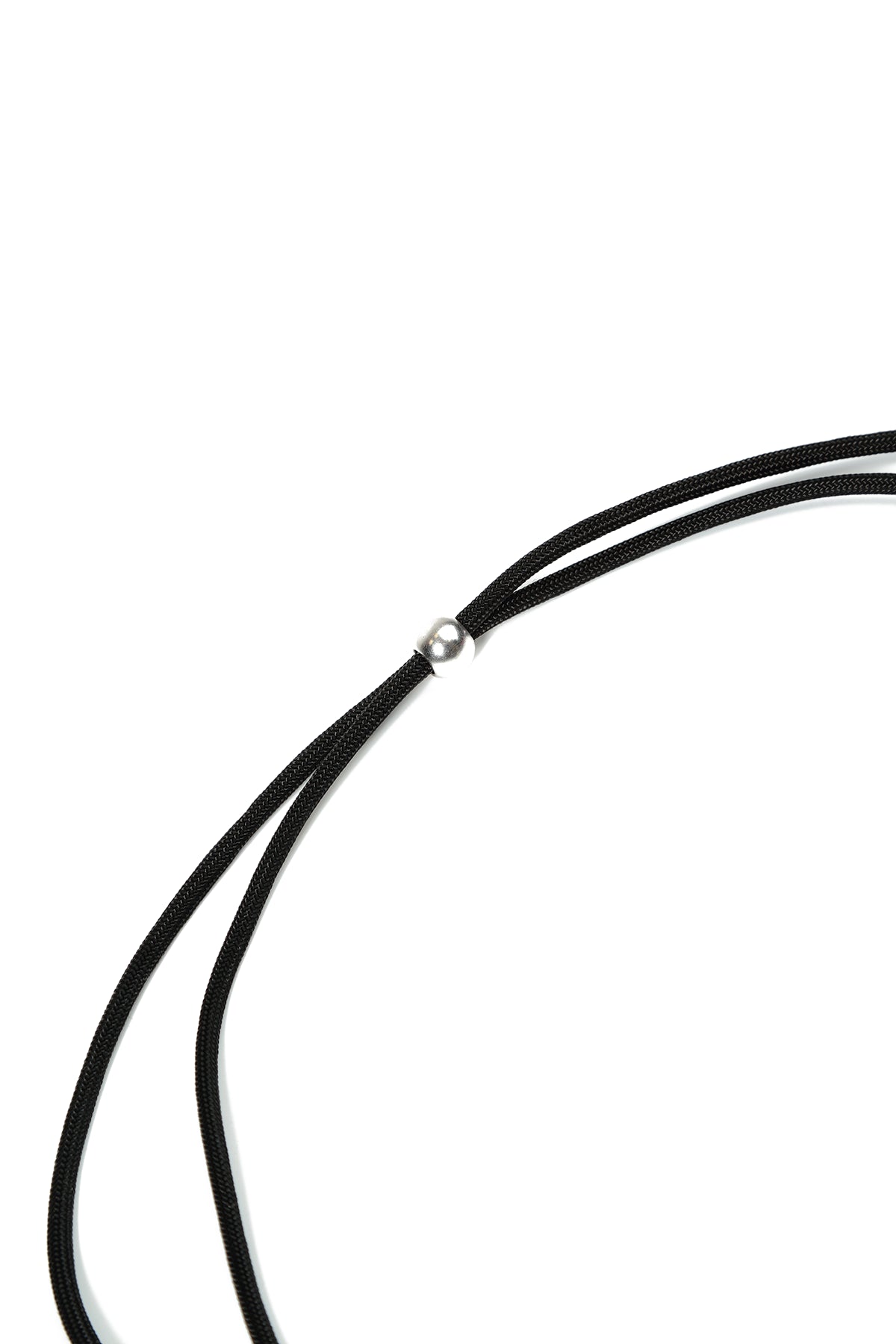 Graphic Loops Black Rubber Necklace 5