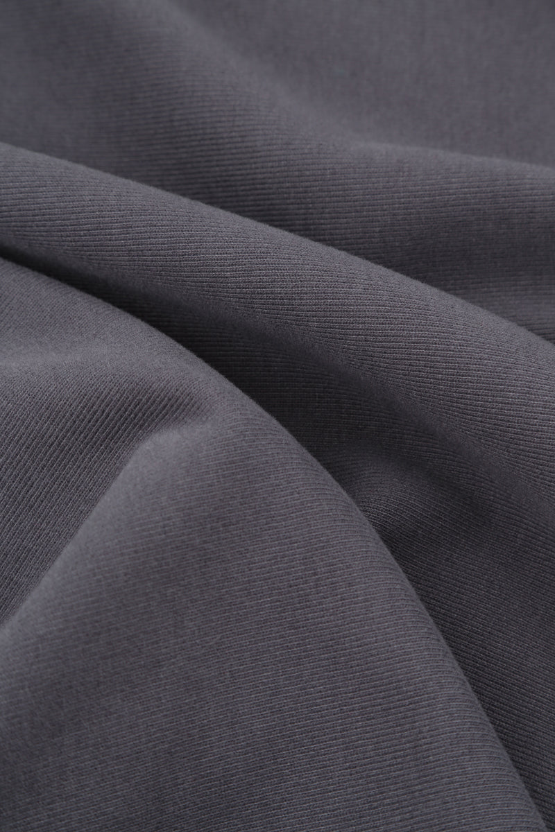 Grey Cotton Jersey Balloon Dungaree Dress