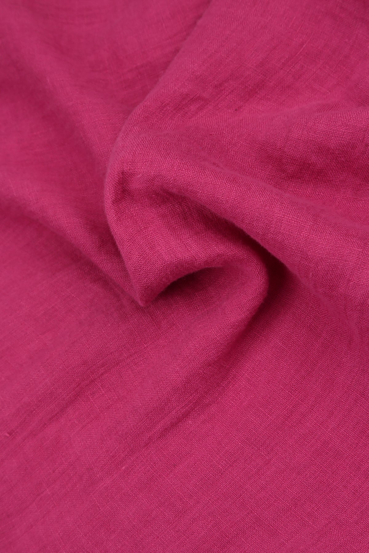 Veste en lin de gaze fuchsia ouverte