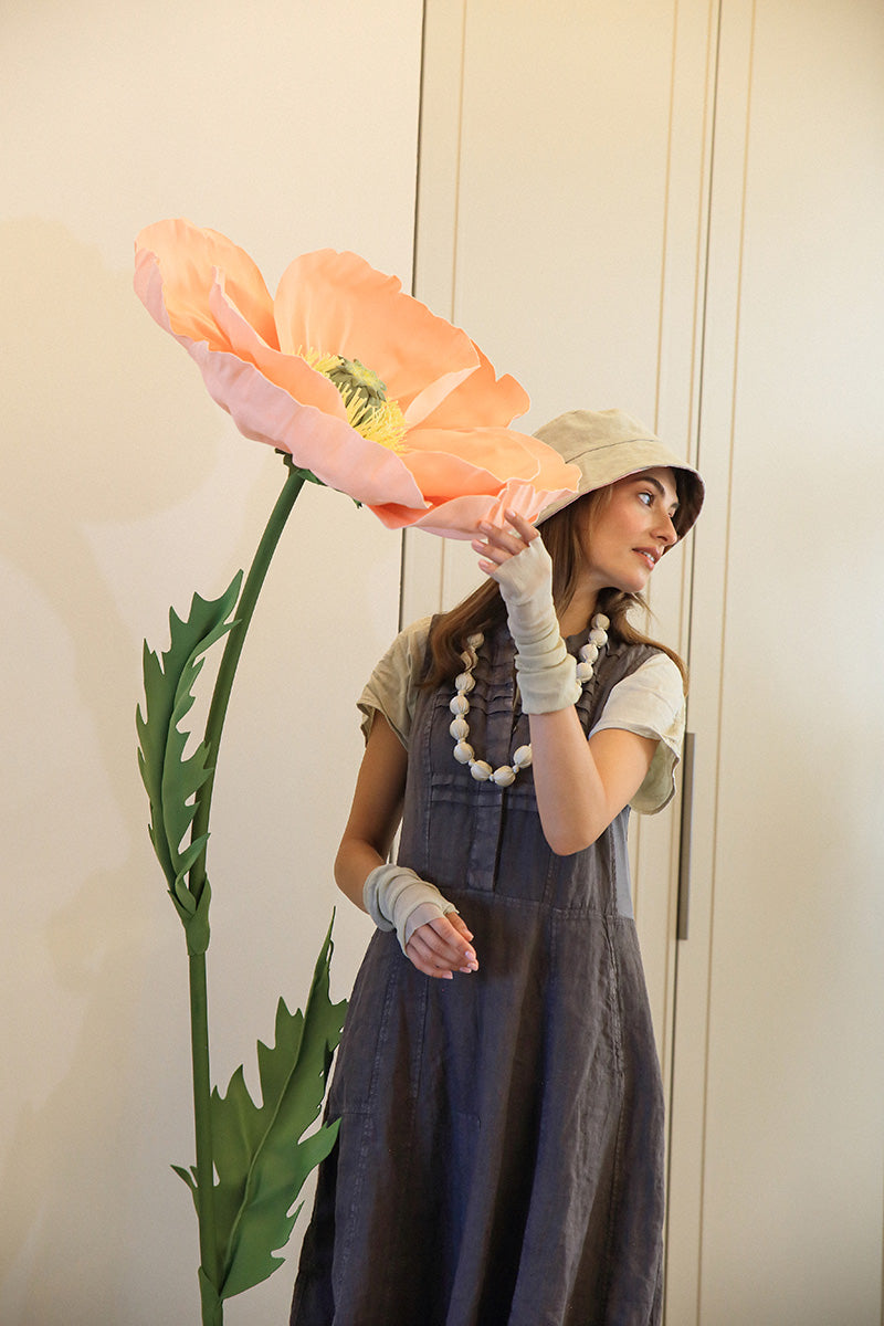 Laurel Green Silk Bead Necklace 8