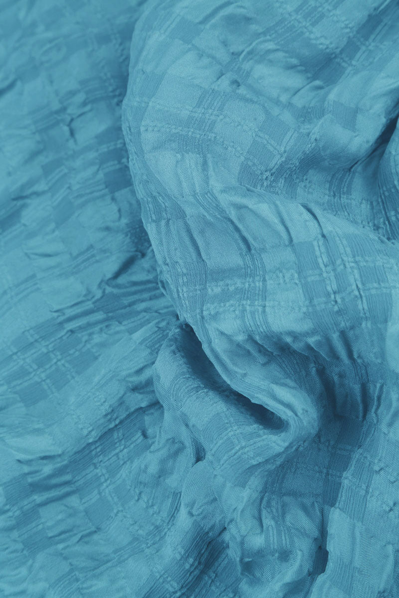 Lightweight Denim Textured Silk Scarf 4