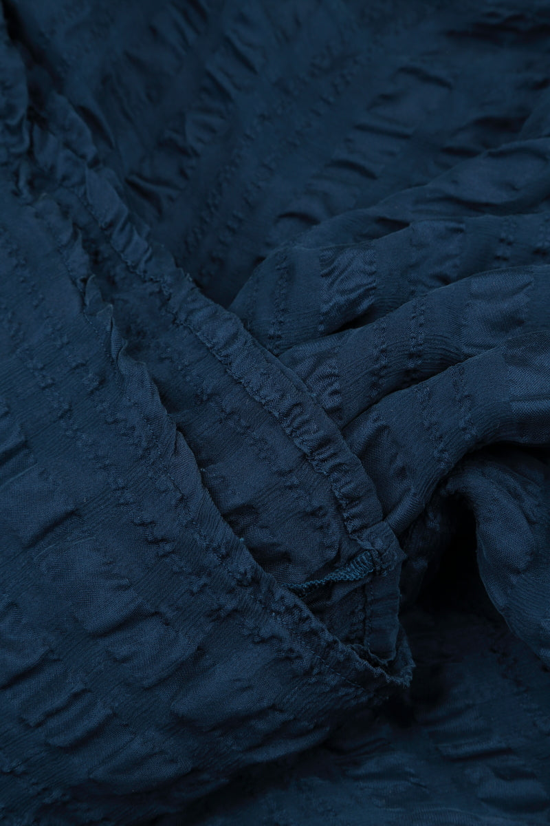 Layered Navy Light Silk Blouse 5