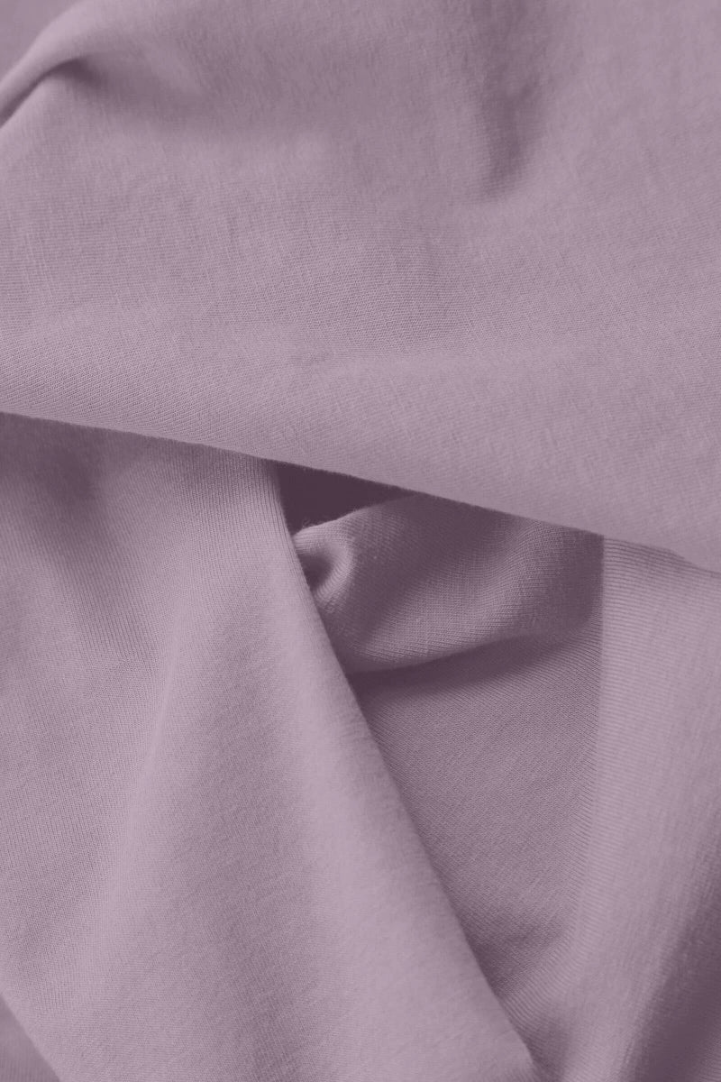 Lila Baumwollleggings