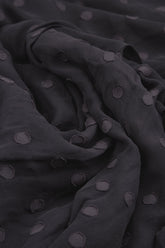 Vintage Violet Dotty Silk Maxi Dress 5