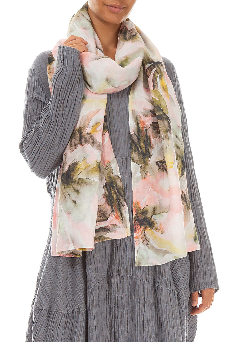 Long Oasis Linen Scarf 3
