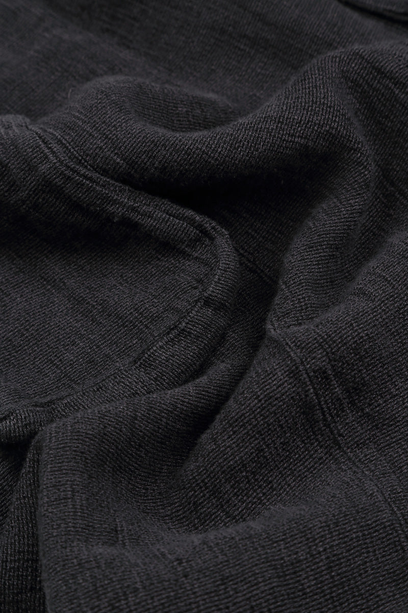 Black Mélange Linen Trousers 4