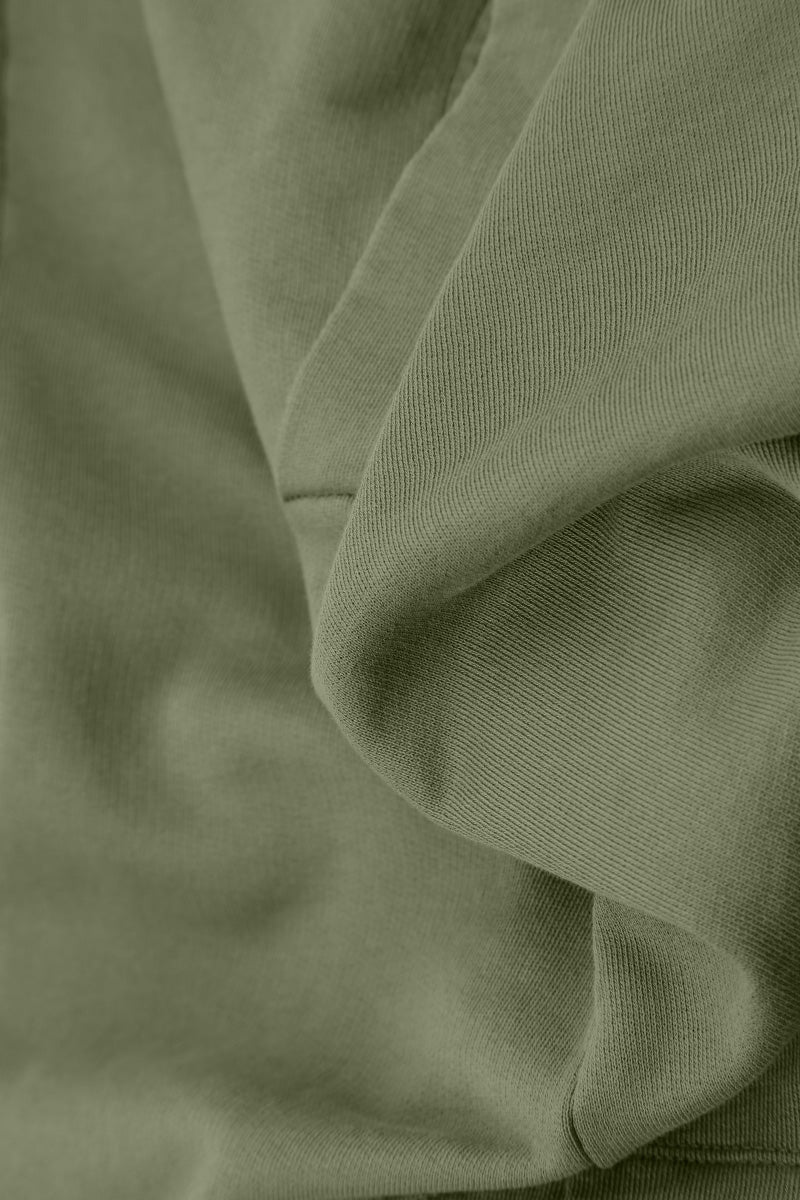 Loose Forest Mist Cotton Blouse