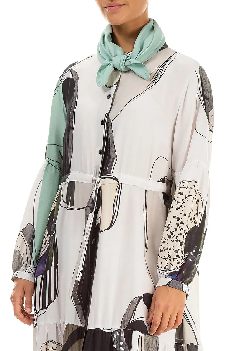 Mint Pure Silk Square Scarf 3