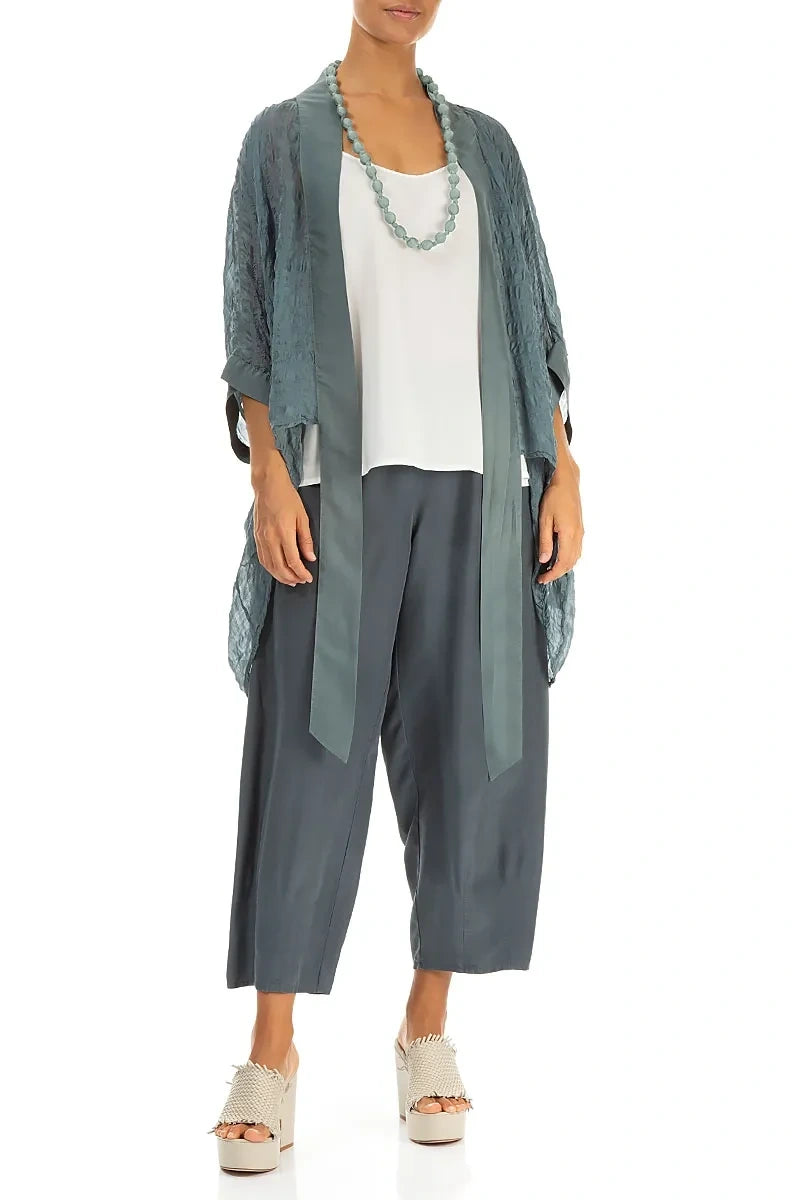 Mint Silk Fine Bead Necklace