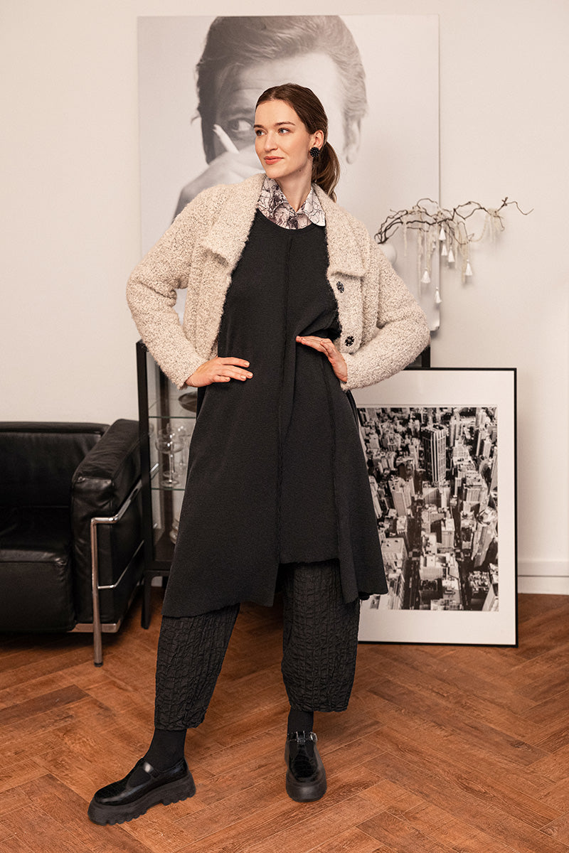 Off White Marble Silk Cotton Shirt 6