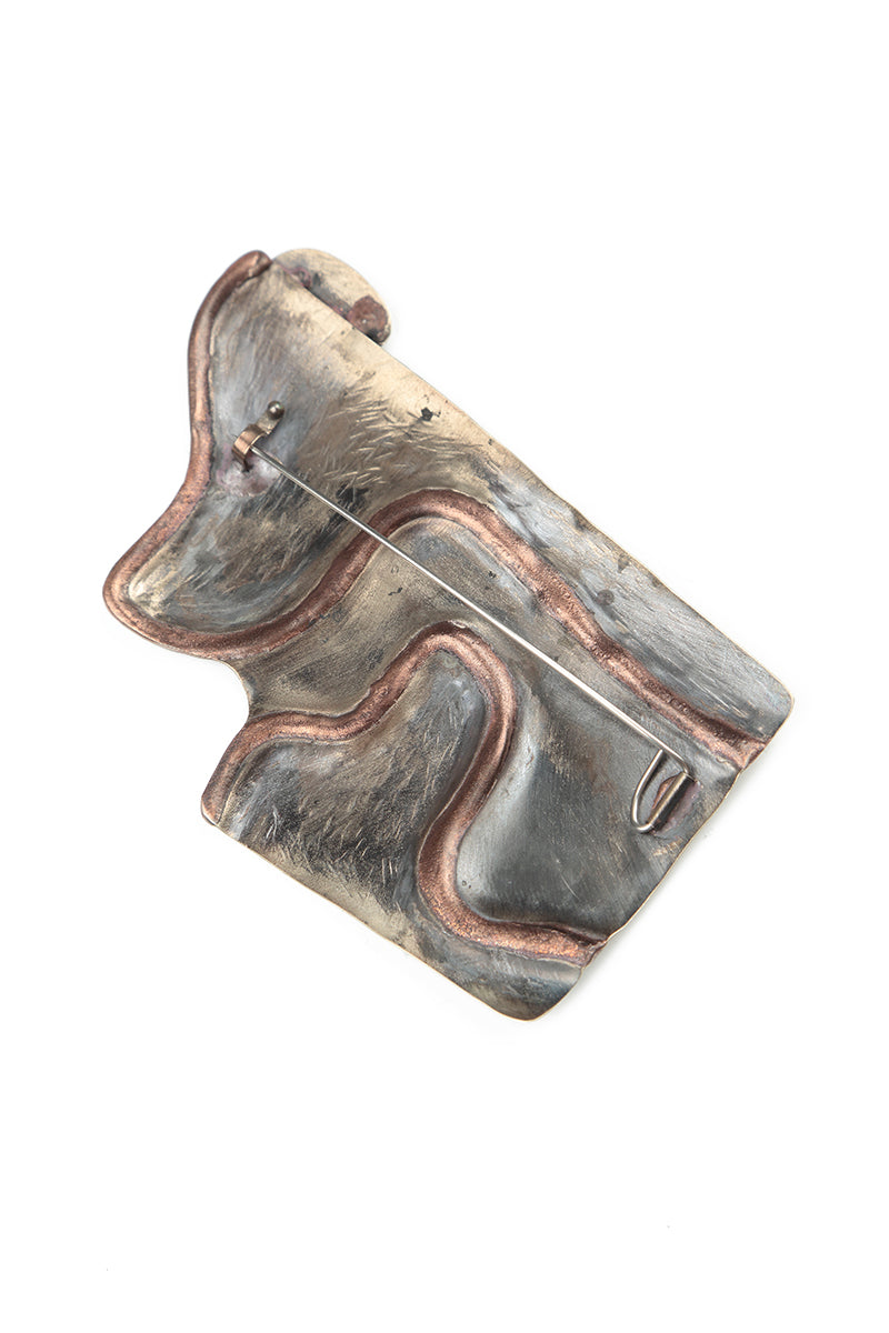Paw Metal Brooch 3