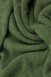 Relaxed Collar Dark Sage Wool Sweater 5