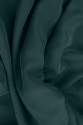 Romantic Emerald Silk Bamboo Midi Dress 6