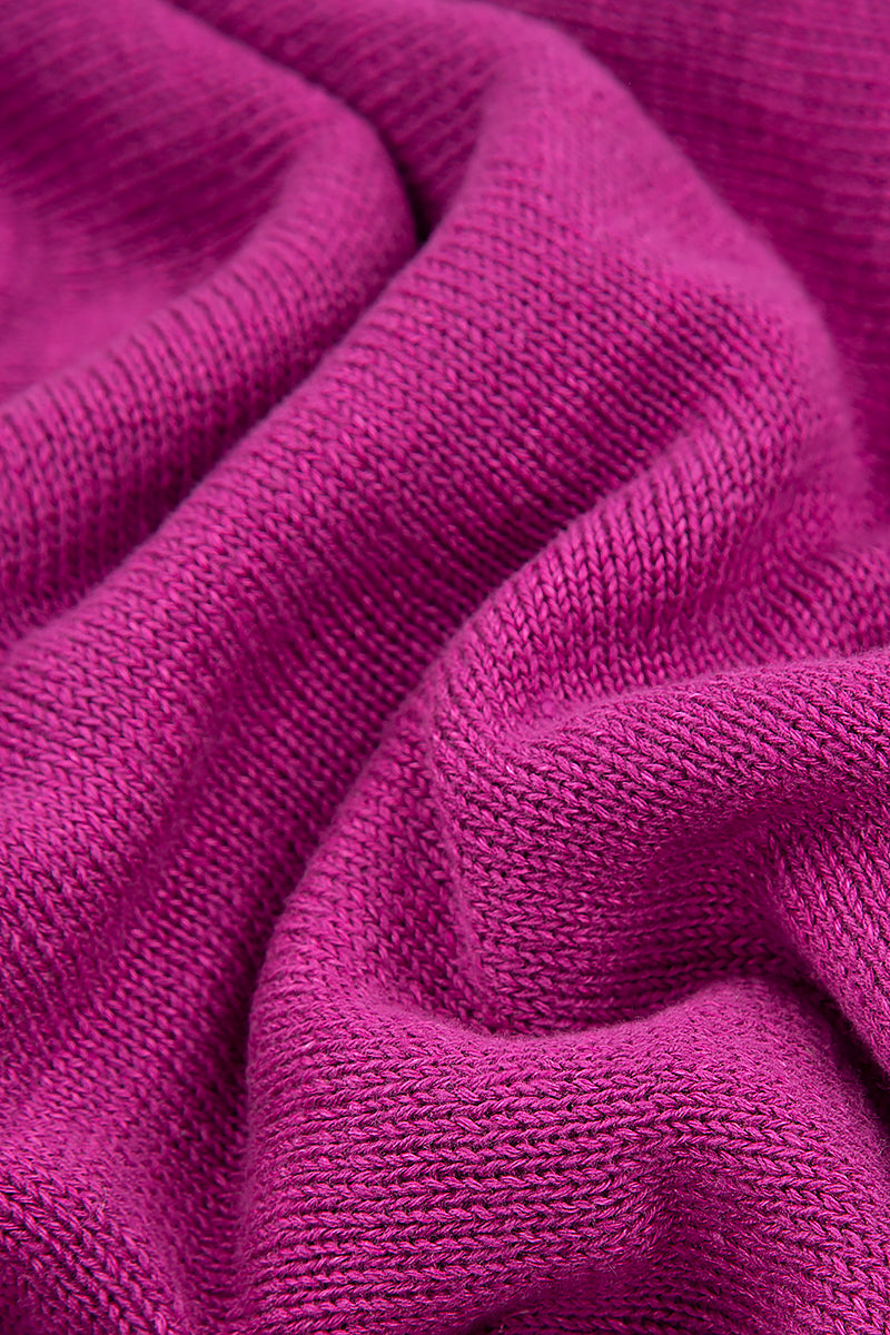 Rounded Orchid Linen Cardigan 5