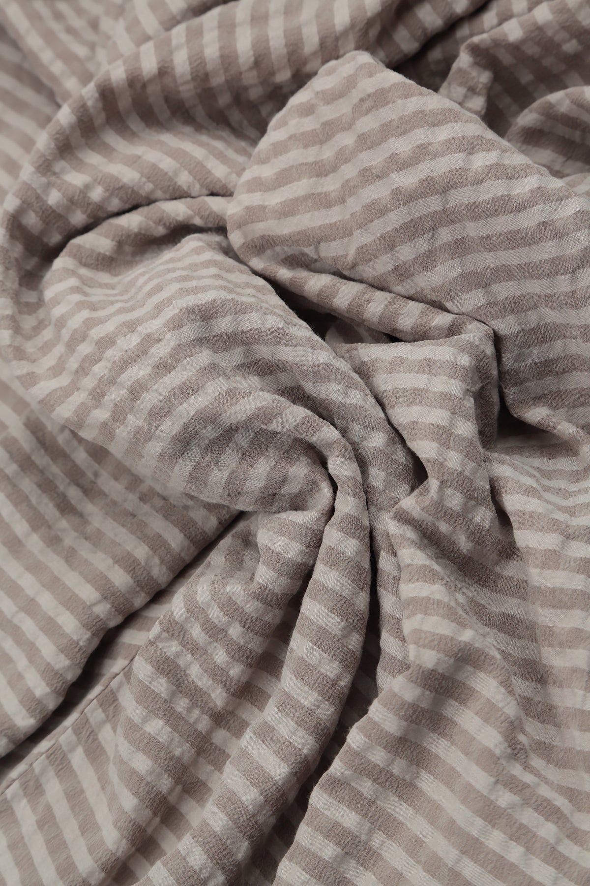 Wide Leg Beige Textured Silk Trousers