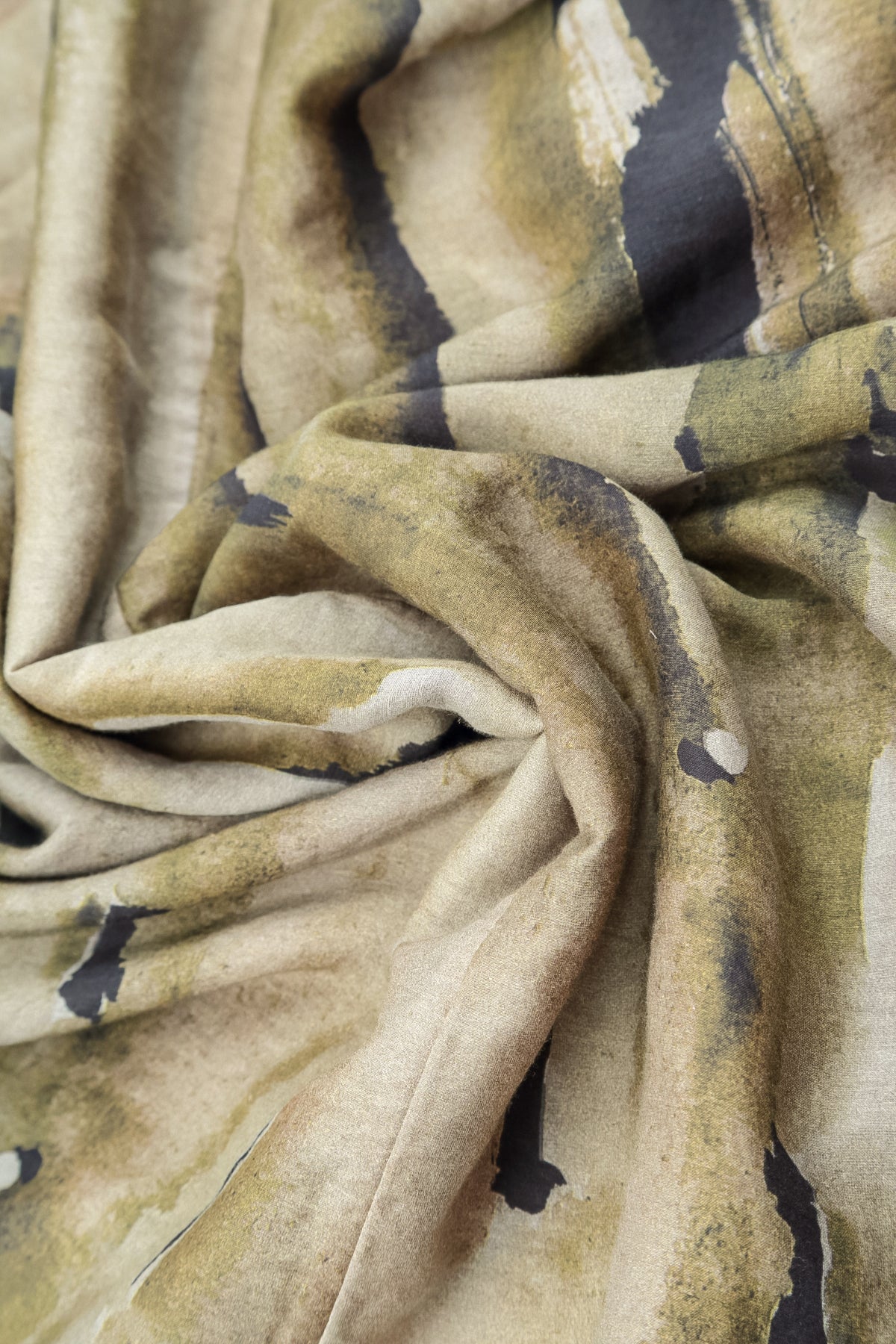 V-Neck Layered Terra Silk Cotton Blouse 5