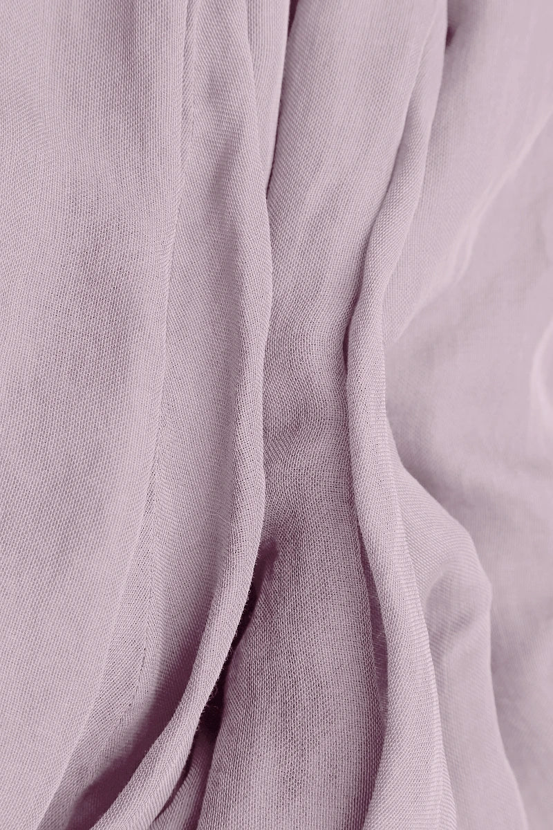 Layered Lilac Silk Cotton Skirt 6
